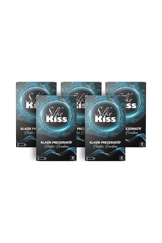 Silky Kiss Klasik Prezervatif 12'li - 5'li Paket