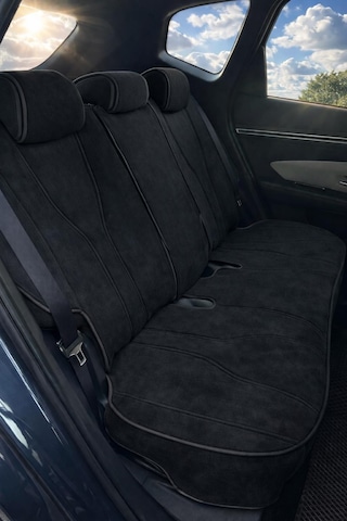 Bod Hyundai Tucson 2021-sonrası Koltuk Kılıfı Araca Özel Airbag Uyumlu Koltuk Koruyucu Luvi Serisi Siyah
