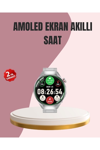 Amoled Akıllı Saat Gelişmiş Sensörlü - Kadın Sağlığı Ve Hatırlatma Özellikli