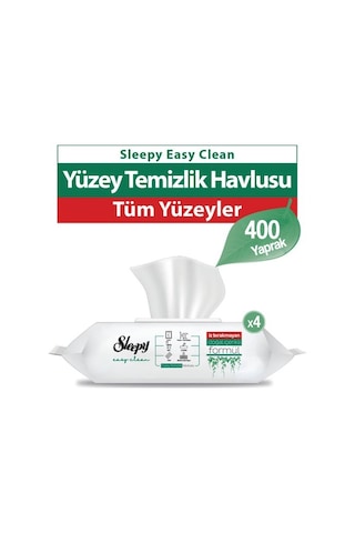 Sleepy Easy Clean Yüzey Temizlik Havlusu 400 Yaprak