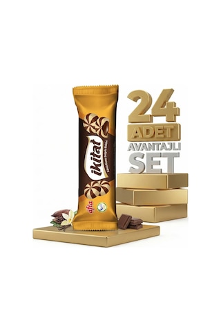 Afia İkitat Kakao Krema Dolgulu Bisküvi 24x75 Gr