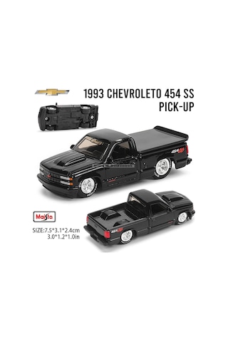 Maisto 1:64 1993 454ss Pıck-up International Lonestar /2021 Ford Bronco 1988 Bmw 3 Series