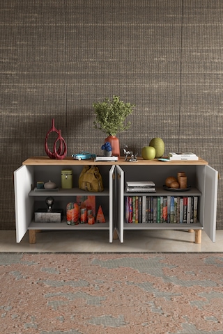 Bohem Konsol Mdf Kapak Beyaz