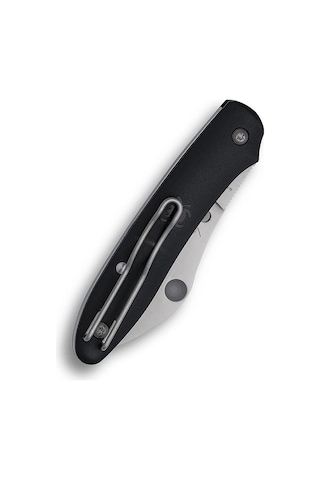 Spyderco Roadie Xl Black Frn M398 Plainedge Kamp Çakı Siyah