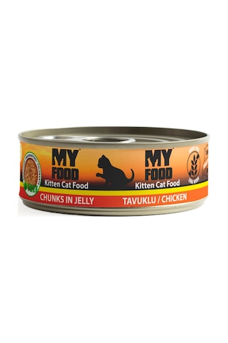 My Food Jöleli Tavuklu Parça Etli Yavru Kedi Maması 12 x 100 G