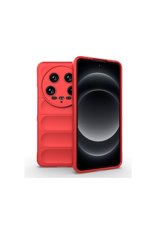 Xiaomi Mi 14 Ultra Kılıf Esnek Tpu Oyuklu Arka Yüzey Tasarımlı Zore Etnik Silikon Kapak Lacivert