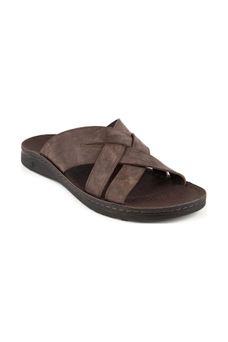 Muya Tiger 31318-004 Anatomik Taban Erkek Terlik Kahve 40-45 Kahverengi