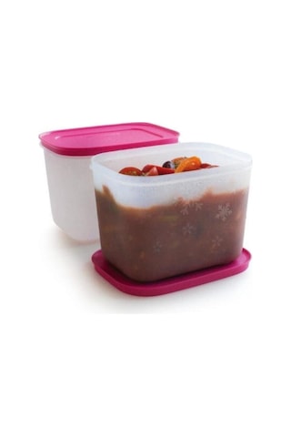 Tupperware Alaska Saklama Kabı Kare Set 11 L 2’Li Çok Renkli