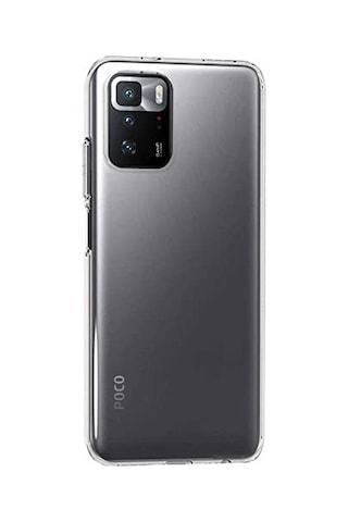 Xiaomi Poco X3 Gt İçin Kılıf Transparent Soft Beyaz Poco X3 Gt İle Uyumlu Kılıf - Şeffaf Diğer