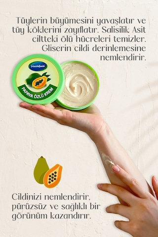 Mecitefendi Papaya Özlü Tüy ıcı ve   Krem 150 ML