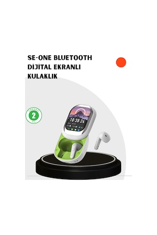 Kayar Kapaklı Şarj Kutusu Ve Dokunmatik Ekranlı Bluetooth Stereo Kulaklık