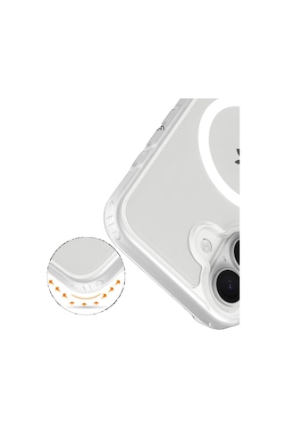 Joko Apple Uyumlu iPhone 17 Kılıf Jota Seri Magsafe Kapak Şeffaf