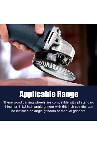 Besthome1 Ahşap Oyma Disk Seti, 100mm 3'lü, 22mm İç Çap, Yüksek Performanslı, Metal Zımparalama Diskleri