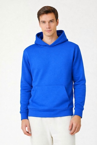 Coupon Kapüşonlu Sweatshirt - Saks Mavi Saks Mavi