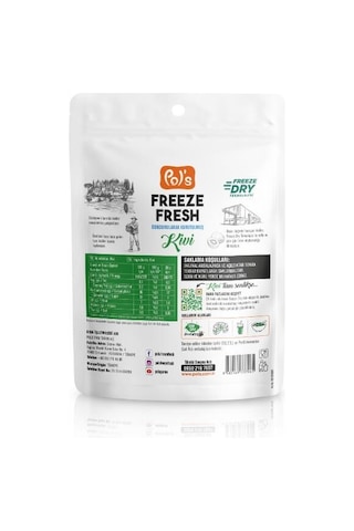 Pol S Freeze Fresh Dondurularak Kurutulmuş Kivi 20 G