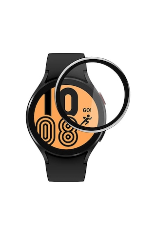 Samsung Uyumlu Galaxy Watch 4 40mm Mtr Pmma Pet Saat Ekran Koruyucu - Siyah