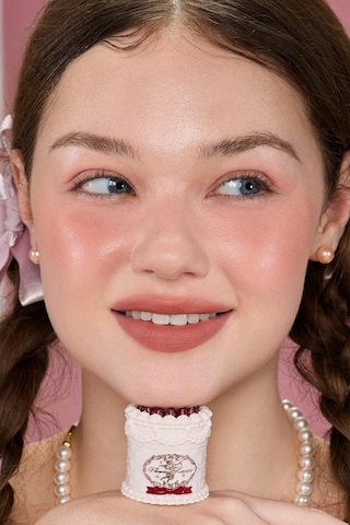 Flower Knows Strawberry Cupid Cake Lip Cream Uzun Süre Kalıcı Mat Likit Ruj Rujlar V03 Croissant
