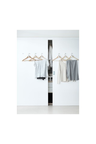 Ikea Bumerang Ahşap Elbise Askısı 8'li 43 X 1.4 Cm Natürel