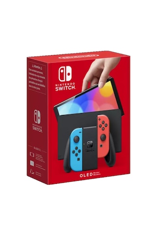Nintendo Switch Oled 64 Gb Oyun Konsol Kırmızı-Mavi