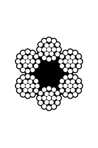 Çelik Halat 6X19 Kendir Özlü Asansör Vinç Halatı 6 Mm 20 Metre