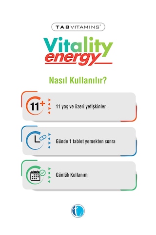 Tabvitamins Vitality Energy Multivitamin Multimineral 60 Tablet
