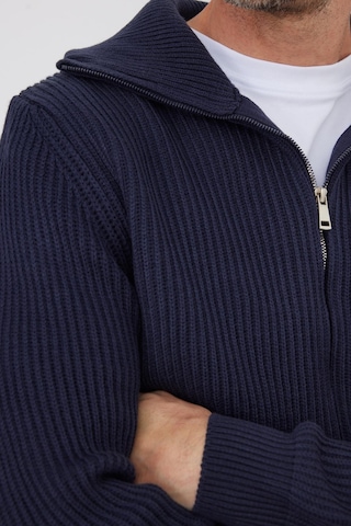 Tudors Erkek Slim Fit Dik Yaka Fermuarlı Lacivert Düz Hırka-41797 Lacivert