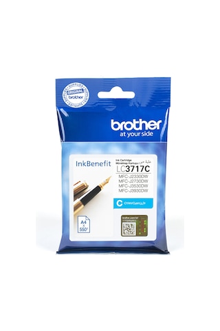 Brother Lc3717C Mavi Mürekkep Kartuş 550 Sayfa