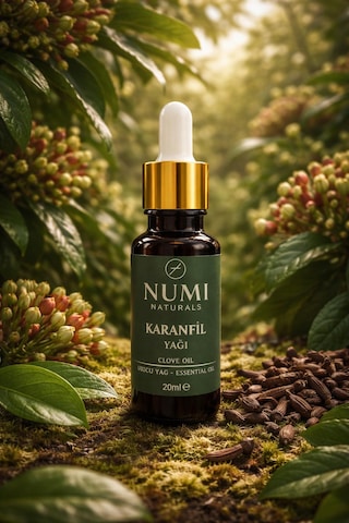 Karanfil Yağı 20 Ml %100 Saf Clove Oil Uçucu Yağ Aromaterapi Ve Cilt Bakımı