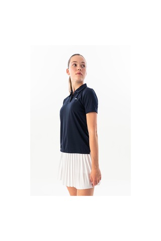 Maraton Regular Kadın Polo Yaka Navy T-shirt Lacivert