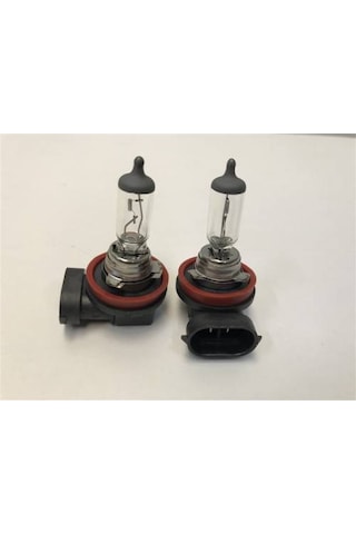 Skauto 12v H11 55w Sis Ve Far Ampulü 2'Li Halojen Ampuldür (Standart Sarı)