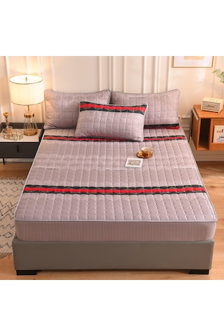 Geeksen Ev İçin Konforlu Ürünler: Yumuşak Pamuklu Yatak Örtüsü Seti - Kaymazsız, Tam Kaplama, Ev Dekorasyonu Malzemeleri Diğer