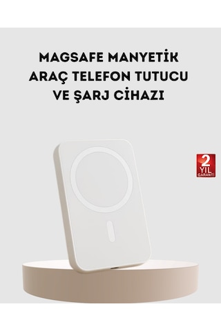 5000mah Manyetik Powerbank iPhone Uyumlu Serisi İçin Taşınabilir Kablosuz Şarj Cihazı