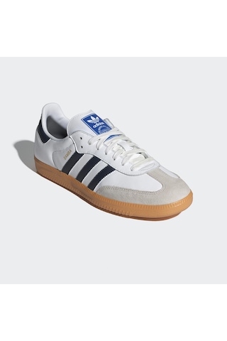 Adidas Originals Samba Og Unisex Lacivert Çizgili Beyaz Spor Ayakkabı Düz If3814