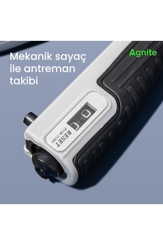 Agnıte Ayarlanabilir Mekanik Sayaçlı El Yayı Güç Artırıcı Gri