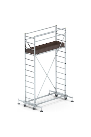 - Sky Master Tek Parçalı Alüminyum İskele Merdiven 1x3,5