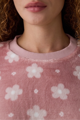 Penti Pembe Pretty Daisies Çiçekli Bisiklet Yaka Uzun Kollu Pijama Takımı Pembe