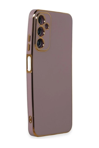 Newface - 469 - Samsung Galaxy Uyumlu A05s Kılıf Volet Silikon - Csmo-tex - - Mor
