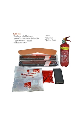 Carub Eva Lüks Trafik Seti Belgeli 1 Kg Söndürücülü Br5750901