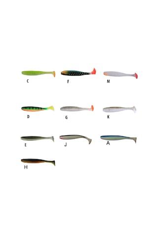Silikon Balık Jaxon Gummy Intensa Tg-ınb095 10cm 5 Li Pk Renk:f
