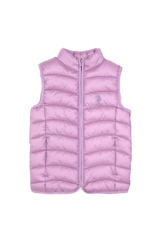 U.s. Polo Assn. Kız Çocuk Lila Yelek Dokuma 50313049-vr034 Lila