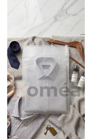 10 Lu Fermuarlı Organizer Çanta Seti 30x30 Cm Çok Amaçlı Makyaj, Seyahat Ve Düzenleme Çantası Şeffaf