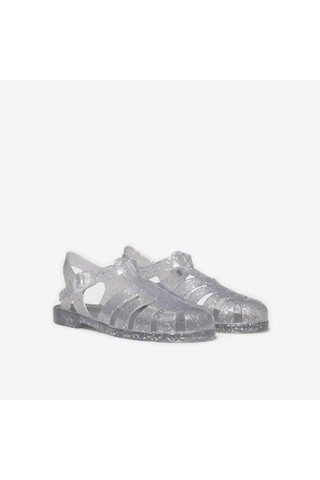 Cristal Sandalet Kadın Cala Toni Pons Waterproof Jelly Sandals Wıth Glıtter Gri