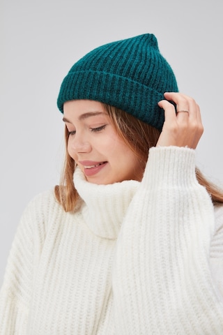 Derikem Basic Şık Standart Lüks Unisex Tiftik Bere Petrol Yeşili
