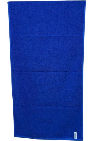Kuaförler İçin Yüksek Emici A Kalite Baş Havlusu 90x50 Cm Mavi Siyah