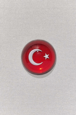 Pasabahce Ayyıldız Kağıt Ağırlığı Kırmızı Cok Renkli