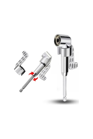 Köşe Ve Zor Alan İçin Pratik Matkap Ve Vidalama Adaptörü Aparatı Köşe Vidalama Aparatı Mandreni