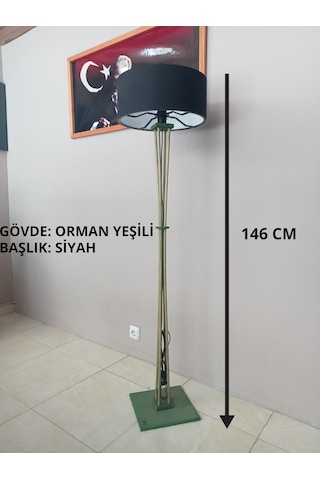 Lambader-ahşap Ayaklı Köşe Aydınlatma Siyah Lambader-ahşap Ayaklı Köşe Aydınlatma Siyah