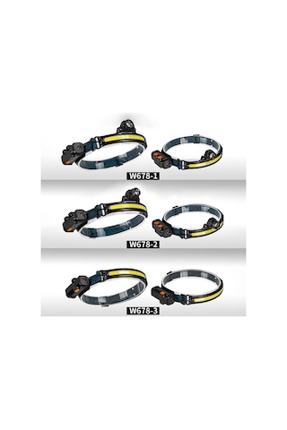 Aubyhe Cob Teknikli Usb Şarjlı Fokus Ayarlı Kepçe Işığı, Gece Sporları Ve Balıkçılık İçin 678-2 Modeli Diğer