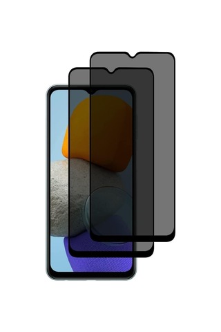 Oppo A15 - A15s Privacy Hayalet Ekran Koruyucu 2 Adet - 9h Temperli Cam, Yan Görünme Engelleyici, Tam Kaplama