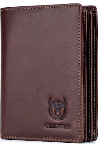 Hangfox Erkek Deri Cüzdan - 15 Kartlı, 2 Para Bölmeli, Anti-canıklama, Kalın Tip, Kahverengi 027 Modeli Çok Renkli